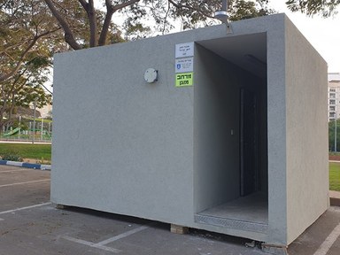 URBAN B precast concrete shelter